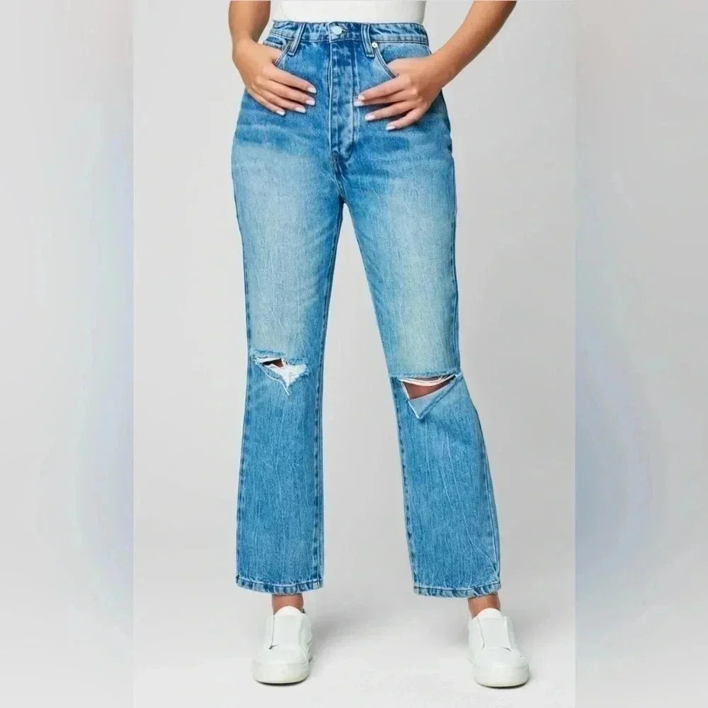 BLANKNYC The Howard Mid-Rise Loose Fit Jeans - Women's Size 27 NWT - Picture 2 of 11